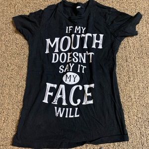 black graphic t shirt